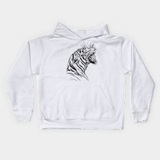 Angry Tiger Kids Hoodie